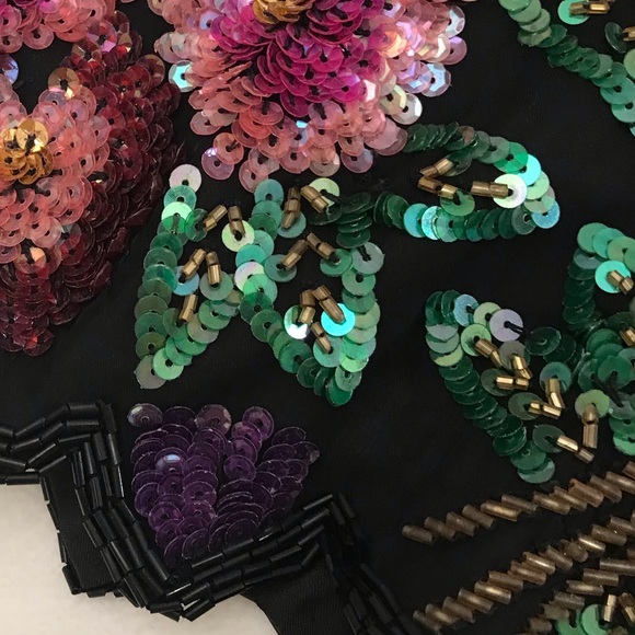 Lawrence Kazan, New York City Exquisite Sequined Beaded Top! NWOT - Picture 5 of 16